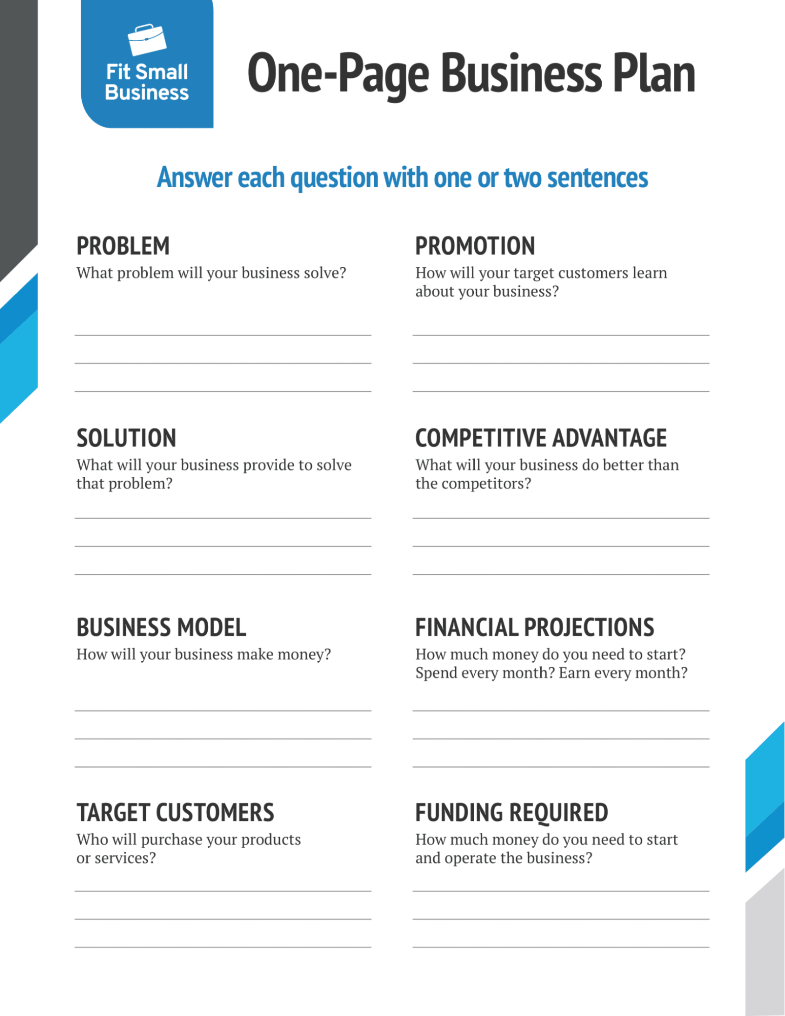 One-page-business-plan-template-for-small-businesses One-page-business-plan-template-for-small-businesses